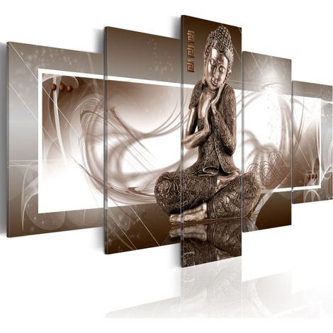 Tableau Imprimé "Bouddha Méditant" 100 x 200 cm (1/2)