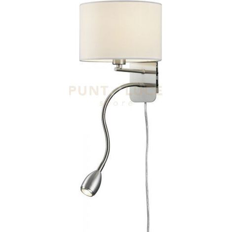 Trio Lighting 271170201, Lampada da Parete in Nickel Opaco, 3,2 W, 20 x 25 cm