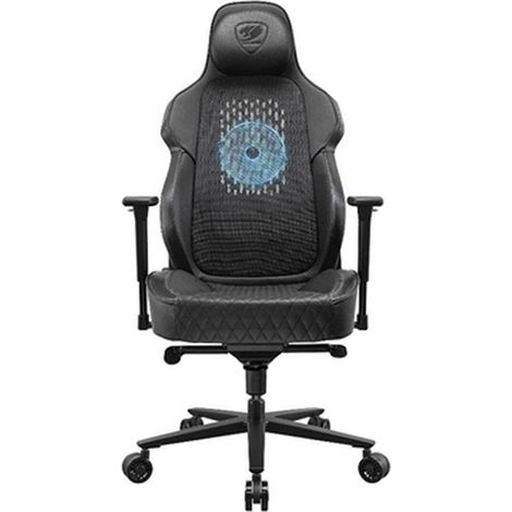 Cougar NxSys Aero chaise de jeu noire ventilée RGB (1/4)
