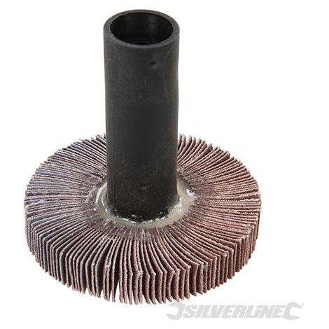 Disco Lamellare di levigatura per smerigliatrice grana 120 Silverline accessorio