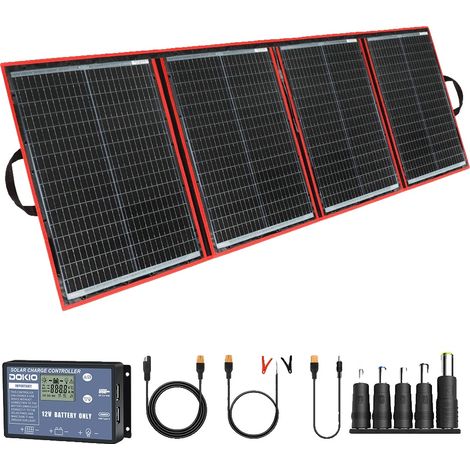 Panneau Solaire, Design Pliable et Léger, Haute Conversion Énergétique, 200W (1/2)