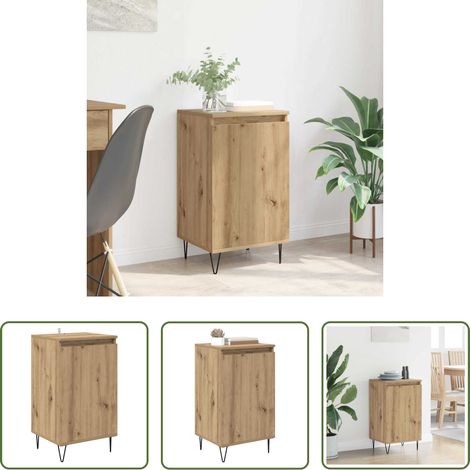 vidaXL Stauraum - Sideboard Artisan-Eiche 40 x 35 x 70 cm Holzwerkstoff (1/5)