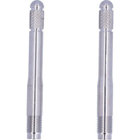 2 Pièces Goupilles D'Alignement De Goujon De Roue Outil Précis En Acier Inoxydable X .5 Accessoire Idéal Pour La Réparation Automobile Et L'Installation De Roues (1/5)