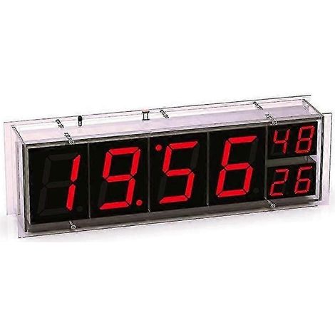 Horloge réseau Wi-Fi ESP8266 avec affichage numérique de l'heure (matrice de points LED rouge et verte) (1/5)