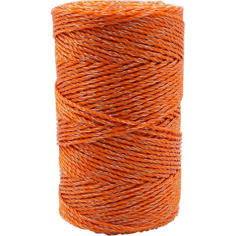 Clôture électrique Polywire 200 m Turbo Wire pour Longues clôtures Portables Acier Inoxydable à 3 brins avec Une conductivité fiable et Un diamètre résistant à la Rouille (1/5)
