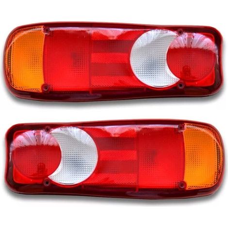 2 feux arrières lampe pour camion, benne basculante, tracteur, remorque, châssis - ampoules universelles fonctionnant en 12 V (1/4)