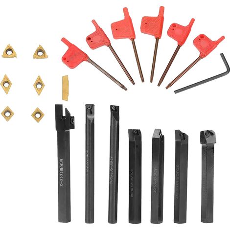 10-mm-Miniatur-CNC-Drehwerkzeugsatz, exklusiv im Überseelager erhältlich. (1/5)