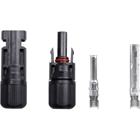 Solarkabel-Y-Verteiler, 4–6 mm², 1 Paar, Solarmodul 1Y2 10AWG Photovoltaikkabel, Y-Stecker, wasserdicht nach IP68, Anschlusswerkzeug, Solaranschluss-Set (1/5)