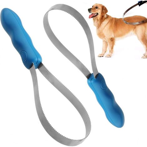 Set di 2 spazzole per la toelettatura di cani, strumento a doppia faccia per la rimozione del pelo di cani, gatti e cavalli. (1/5)