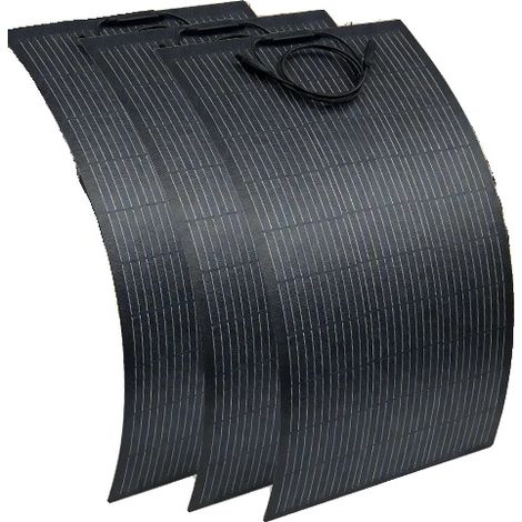 Panneau Solaire, Design Flexible, Construction Étanche, Flexible 3PCS 100W (1/2)