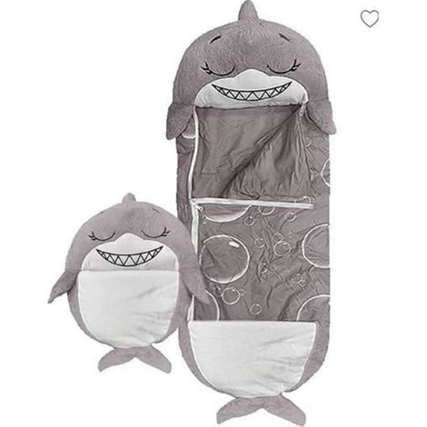 Sac de couchage pour enfants - ONEVER - Happy Nappers - Gris - Coton de haute qualité - Oreiller intégré