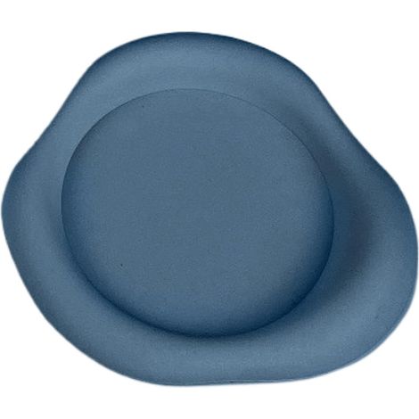 Dessous de verre en silicone bleu nuage, antidérapants et résistants à la chaleur, pour protéger vos tables de cuisine, de bureau, de canapé ou d'extérieur. (1/5)