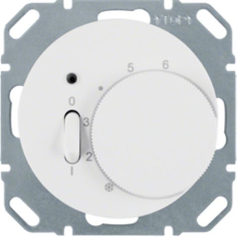 Berker Regulador de temperatura blanco con pantalla LED