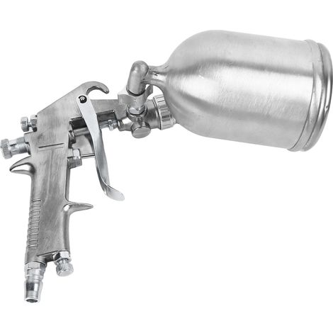 Pistolet à peinture pneumatique en alliage d'aluminium, facile à utiliser et à haute atomisation, pour voiture et meubles. Idéal pour la peinture automobile et le mobilier. (1/5)