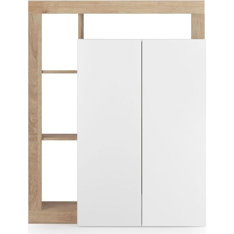 Buffet multifunzione a 2 porte H138,5 cm - Hamburg (1/5)