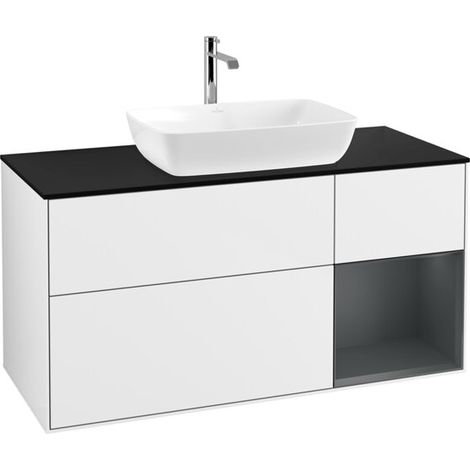 Villeroy & Boch F832HGGF Meuble sous-lavabo Finion F83 (1/2)