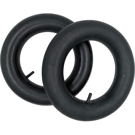 Lot de 2 Chambres à air de Rechange 3.50-8 avec Valve Droite TR-13, Chambres à air Robustes pour brouettes, tondeuses, Diables et Plus (1/5)
