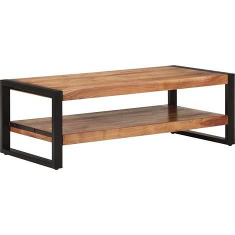 Couchtisch 120x55x40 cm Massivholz Akazie