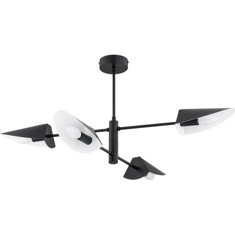 Plafonnier design Alfa Tropy Sticki noir 4xE14 10W (1/2)