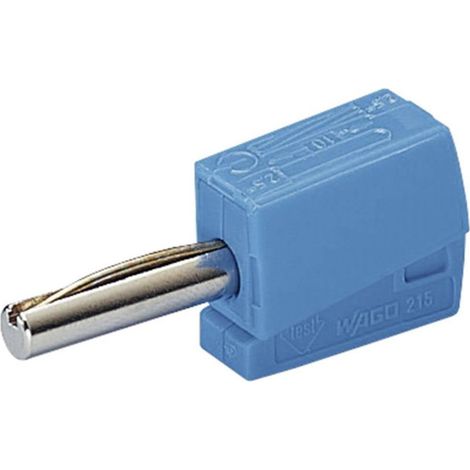 Wago 215-711 conector banana azul diámetro 4 mm