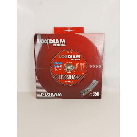 LOXDIAM - Disque diamanté PREMIUM LP 350 M+ - Diamètre 350mm alésage 25mm - Spécial béton armé et asphalte - Neuf - Voir photos (1/4)