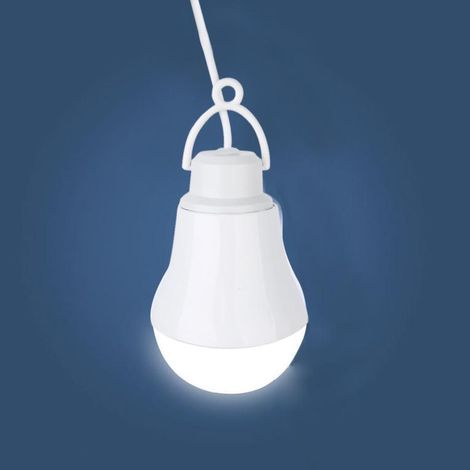 Lampe Portative ampoule Menée Par USB Alimentée Par DC5V-5W Pour La Lumière Blanche Extérieure ordinateur Portable (1/5)