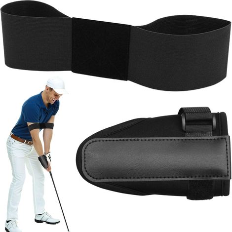 Wist Taine Po Golf, 2 pièces Swing Band Golf, Bacelet D'entaînement Au Golf, Entaîneu De Poignet pou Le Golf, Entainement Golf, pou hommes et aux femmes, et idéal pou les débutants. (1/4)