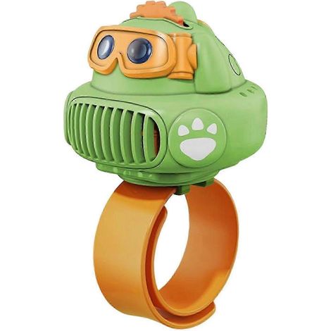 Montre-ventilateur à projection dynamique dinosaure, vert (1/5)