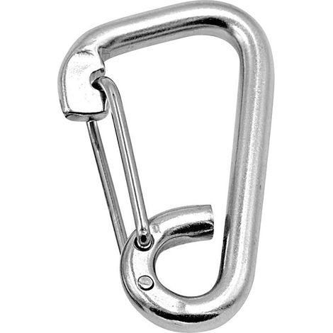 304 acier inoxydable crochet mousqueton clip mousqueton m6 60mm (1/5)