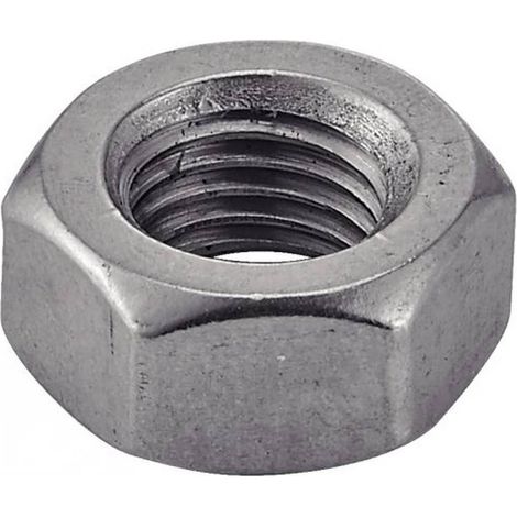 50 Ecrous Hexagonaux Filetage Métrique Pas Fin M12 mm - DIN 934 - Inox A2 - D-Work (1/5)