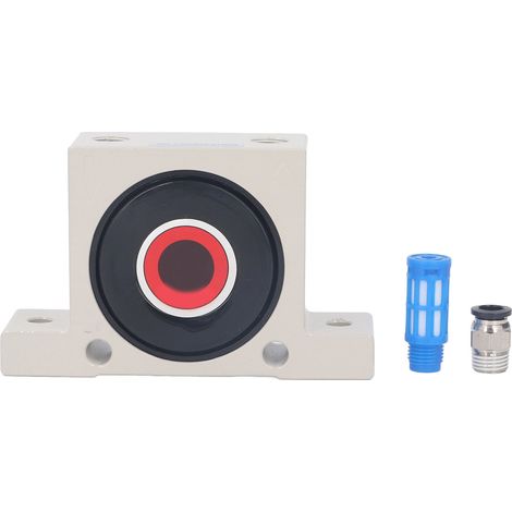 Vibreur pneumatique à turbine réglable G1/4in pour usage industriel, oscillateur à air comprimé. (1/5)