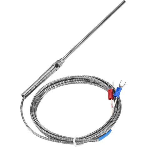 Zoternen Sonde per sensori a termocoppia, sensore a termocoppia ad alta temperatura di tipo K con regolatore di temperatura (2M) (1/5)