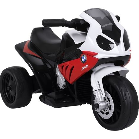 Moto eléctrica infantil BMW S1000RR de 3 ruedas con batería, rojo, 66 x 37 x 44 cm (1/4)