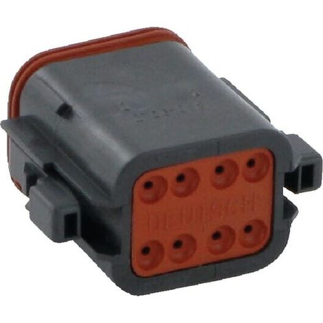 Caja para enchufe 8 P. Fem. DT-B POSITIONS FEMELLE DEUTSCH DT DSDT068SB (1/2)