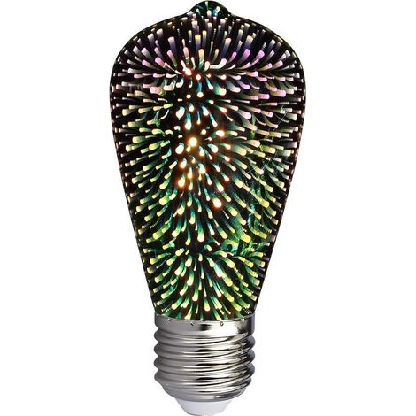 V-TAC 5W ST64 E27 LED-Lampe, 3D-Filament, Warmweiß (1/4)