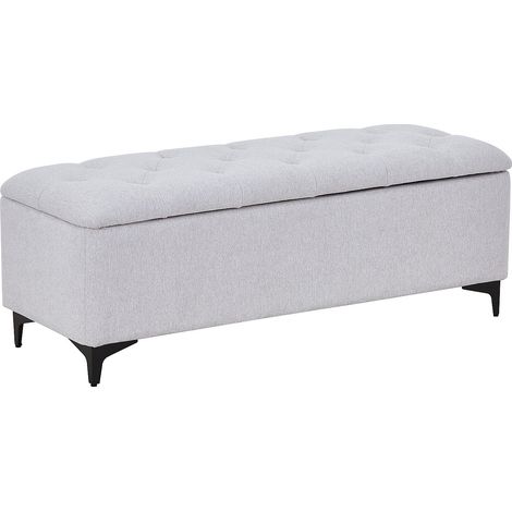 Panca contenitore Tessuto Beige - SABILO