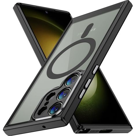Samsung Galaxy S23 Ultra Hülle, erbord Impact Guard, für MagSafe, schwarz (1/5)