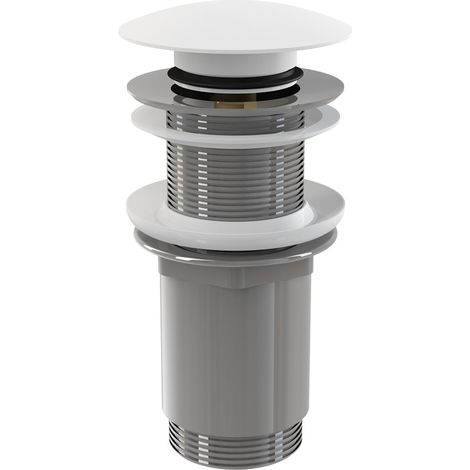 Caratteristiche piletta Push-Open, attacco 5/4', per lavabo con troppopieno, ottone cromato (A392C):  Per lavabo con troppopie