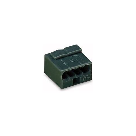Borne de raccordement WAGO 243-204 flexible: 0.6- rigide: -0.8 mm² Nombre de pôles: 4 gris foncé 1 pc(s) S58599 (1/3)