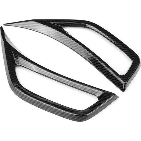 Kit de 2 garnitures de ventilation extérieure en forme de feuillage pour Jeep Wrangler JL 2018+, moulures de protection (1/5)