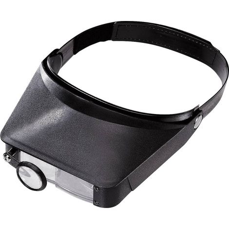 Basetech 2266930 2266930 Lente d'ingrandimento da testa Ingrandimenti: 1.8 x, 2.3 x, 3.7 x, 4.8 x Nero (1/4)