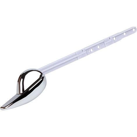 Levier De Chasse D Eau - Finition Chromée - Compatible Avec La Plupart Des Cuves De WC - ABS - Unité (1/5)