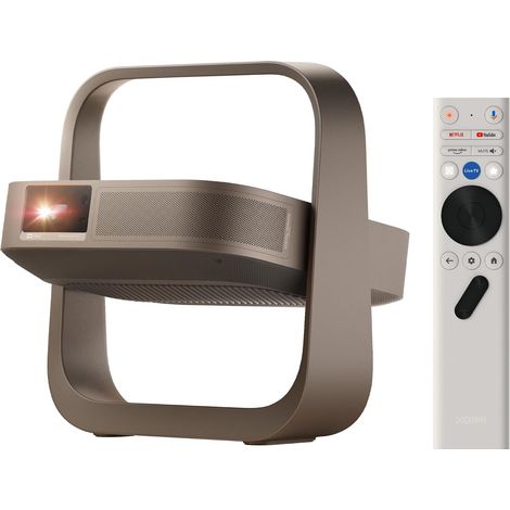 Projecteur Vidéo Portable 4K, Projecteur Laser RVB pour Cinéma Maison 1600 Lumens ISO, Compatible avec TV (1/5)