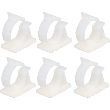Packung mit 100 verstellbaren, selbstklebenden Kabelmanagement-Clips aus PA66-Nylon zur Kabelorganisation im Haushalt XY-2225 (1/5)