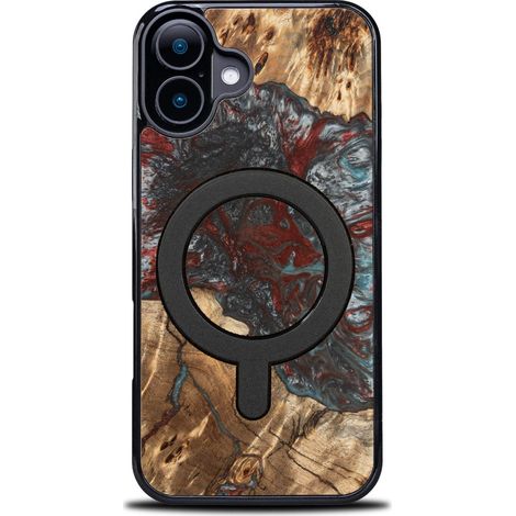 Coque Bewood Unique pour iPhone 16 - Planètes - Pluton avec MagSafe (1/5)