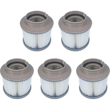 Lot de 5 filtres de rechange pour MSpa FD2089, cartouche de filtre pour piscine, hot-subbs et spas (1/5)