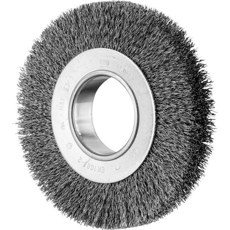 PFERD TOOLS Spazzola rotonda POS larga RBU non zopft Ø 150 x 25 mm foro variabile filo in acciaio Ø 0,30 per smerigliat (1/5)