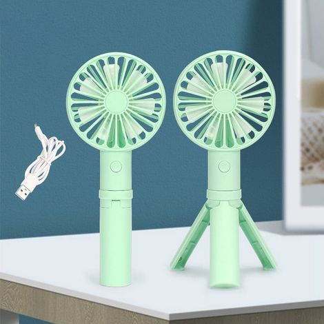 Ventilateur Portable USB - Ventilateur Mini à 3 Vitesses - Pour Voyage Bureau Maquillage - 5 V 5 W - 1 Pièce (1/5)