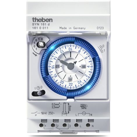 Theben SYN 161 D orologio programmabile blu grigio (1/5)