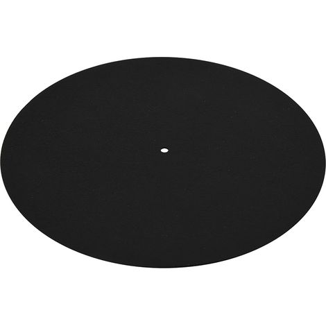 1PC Tapis de Platine Anti-Statique Ultra Fin en Vinyle pour Disques Vinyle - Coussin Plat Doux